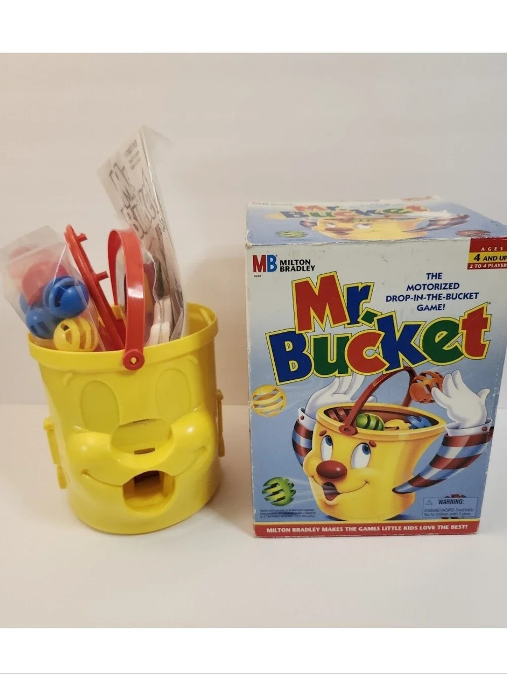Vintage 2002 Milton Bradley MR. BUCKET Game, Open Box, New, Unused Complete READ